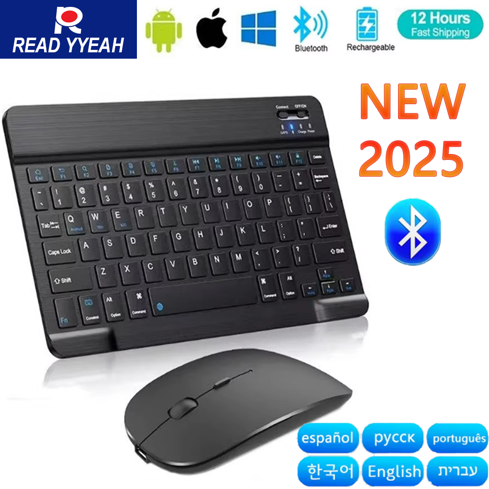Gaming Keyboard Mechanical Wireless - Yeni 2025 Bluetooth Kablosuz Klavye Mouse