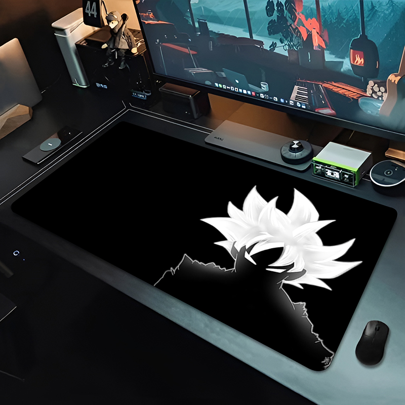 Gaming Keyboard Noise - DBZ Siyah Anime Mouse Pad Dragon