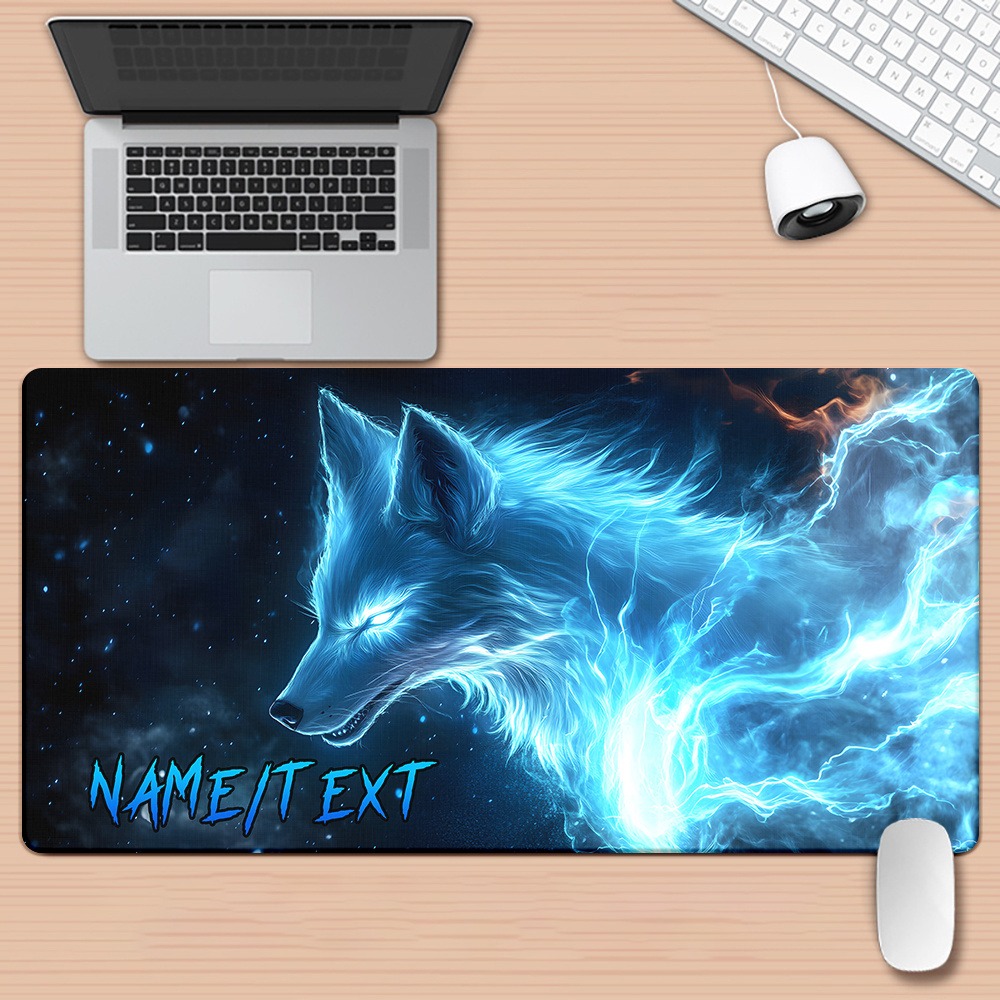 Gaming Keyboard Name - Özel Adlı Magic Wolf HD Baskılı