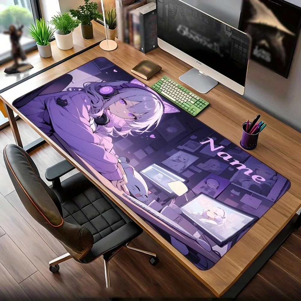 Gaming Keyboard Name - Özel İsimli Anime Kız Oyun Masası