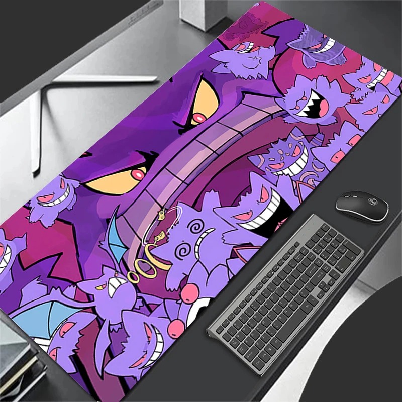 Gaming Keyboard Top - P-Pokemon Gengar Anime Genişletilmiş Oyun Mouse