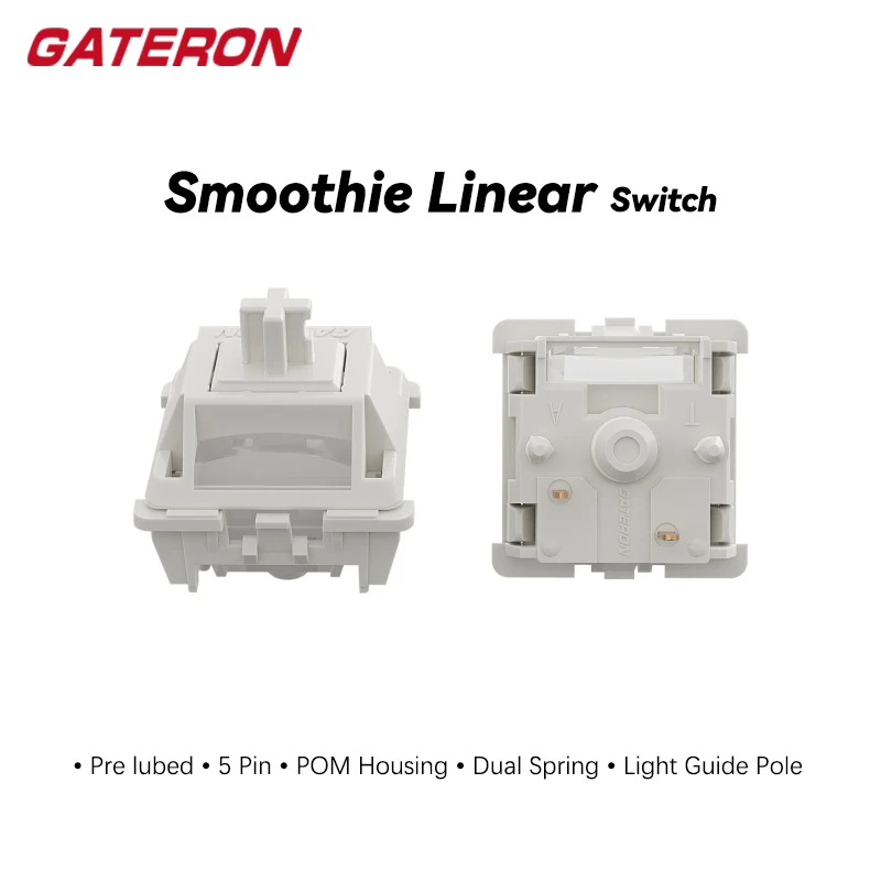 Keyboard Lube Kit - Gateron Smoothie Anahtarı Doğrusal Ön yağlanmış