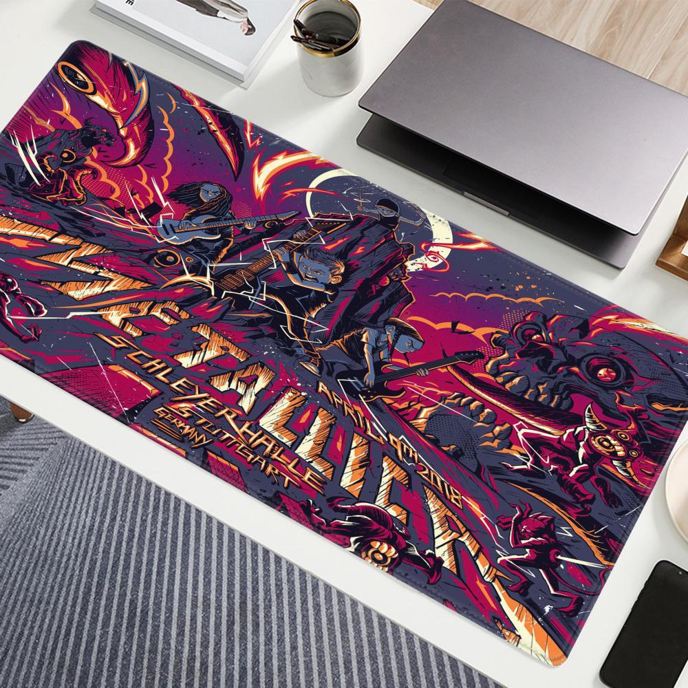 Gaming Keyboard Mouse Combo - Band M-Metallicaes Mouse Pad 90x40CM kaymaz