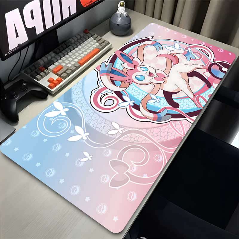 Gaming Keyboard Noise - Büyük Pembe Sevimli Mousepad XXL Oyun