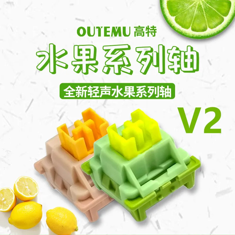 Keyboard Lube Kit - Outemu sessiz şeftali V2 anahtarı Lubed