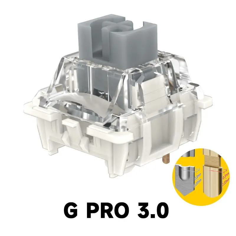 Gateron Pro 3.0 V3 anahtarı 3p - Keyboard Lube Kit incelemesi ve fiyatı