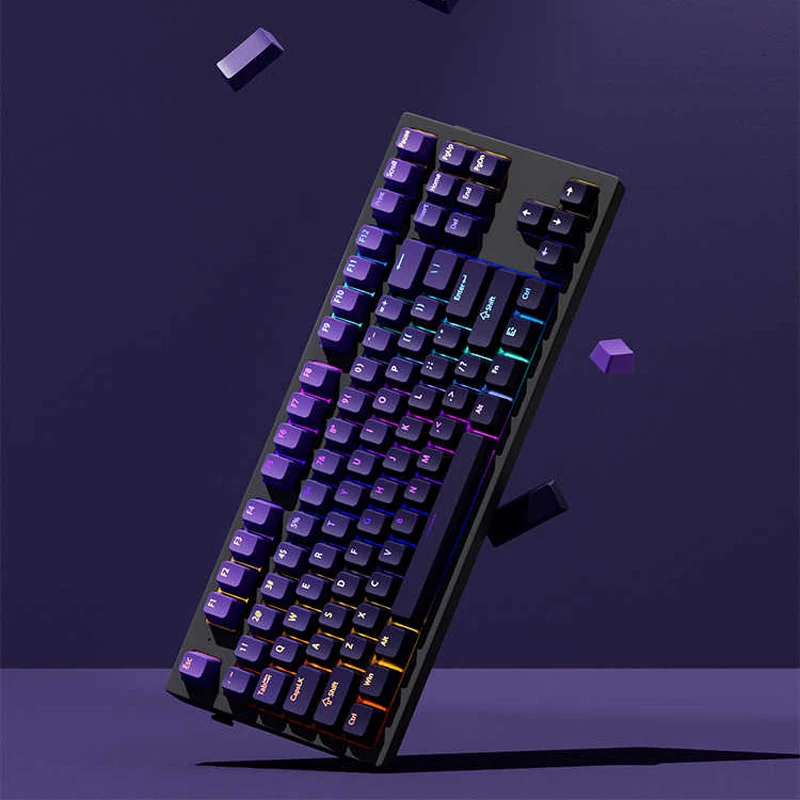 Özel Gradyan Mor OEM Profil Üs - Gaming Keyboard Top incelemesi ve fiyatı