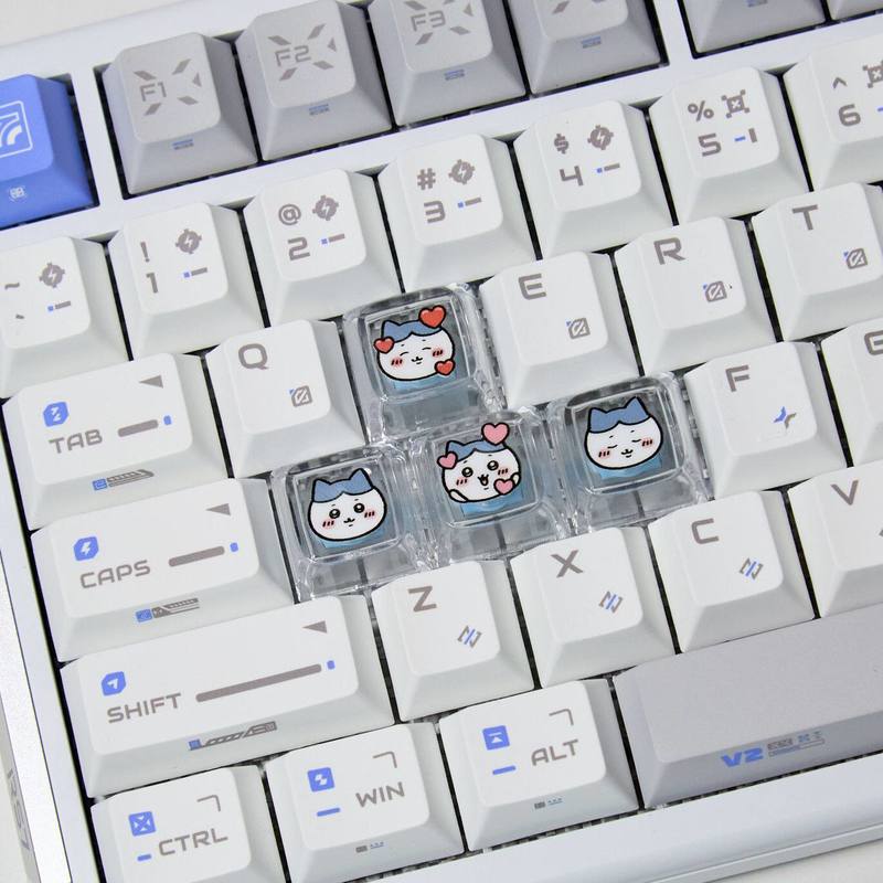 Chiikawa 4 Adet El Yapımı Şeff - Gaming Keyboard He incelemesi ve fiyatı