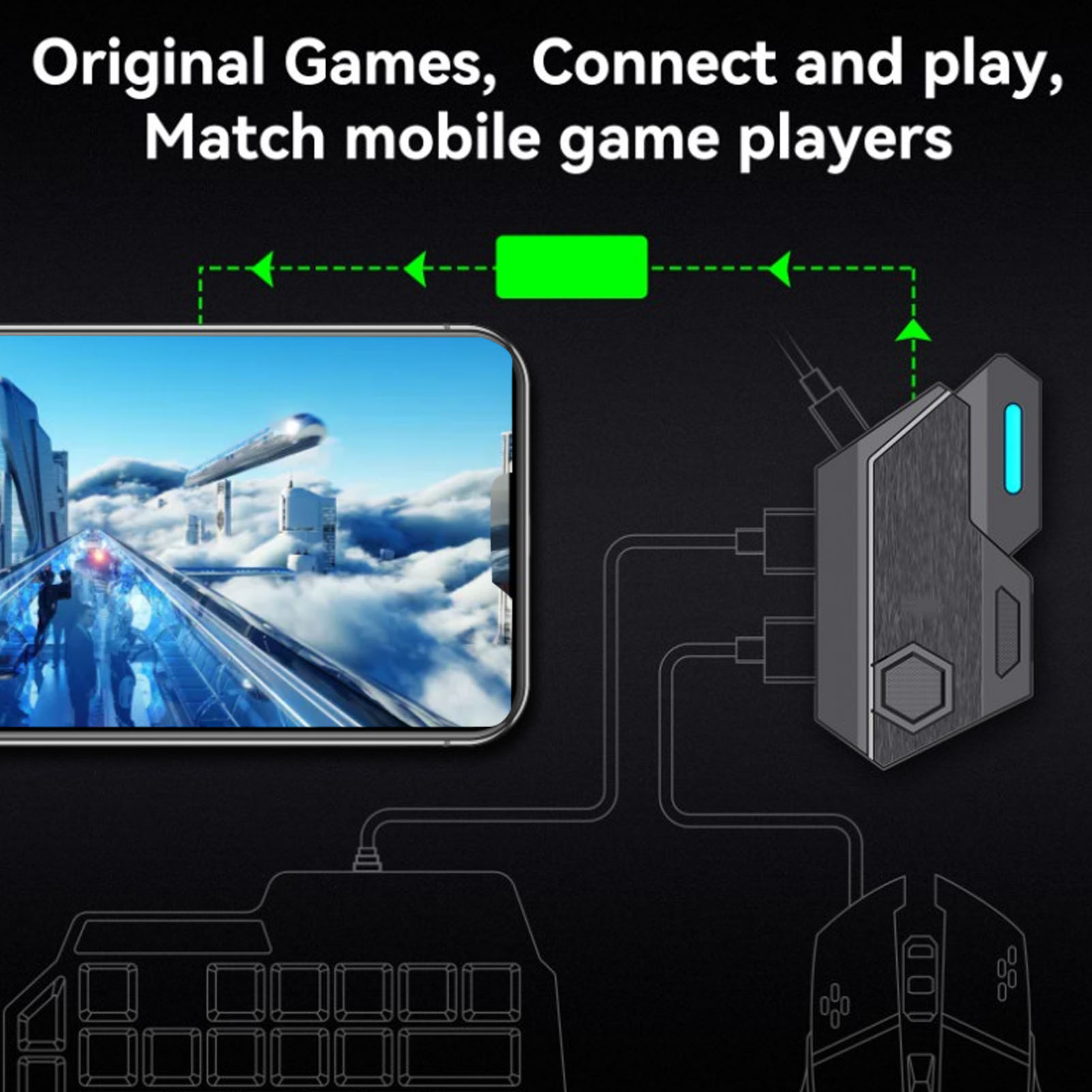 Mobil Oyun Combo Paketi Blueto - Gaming Keyboard Mouse Combo incelemesi ve fiyatı